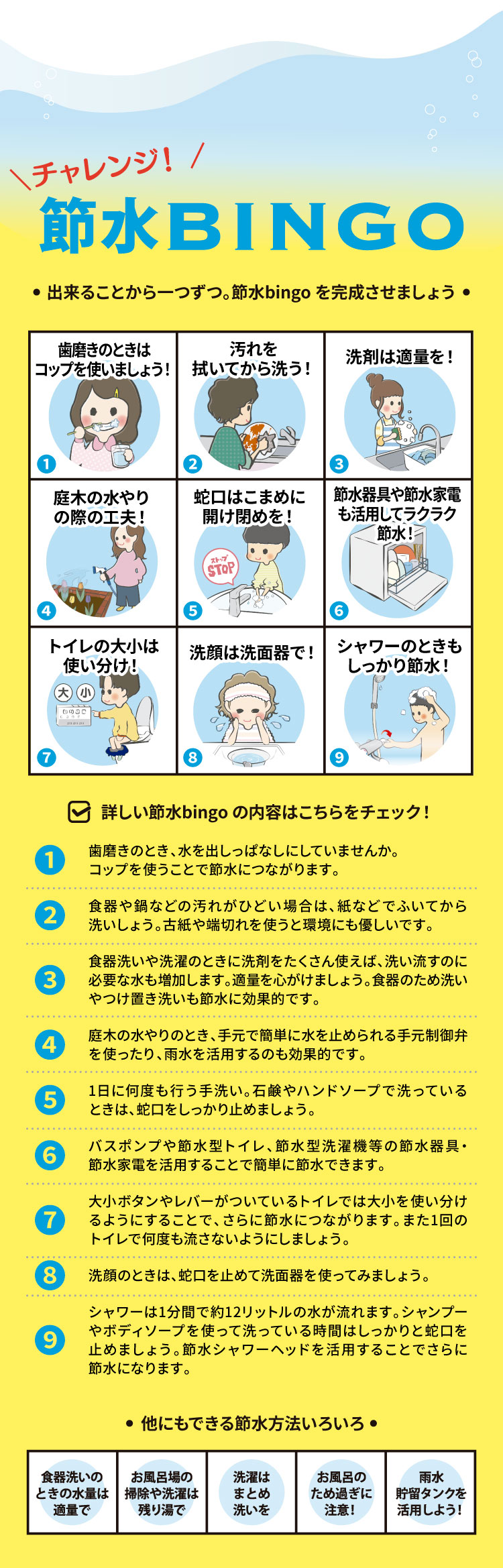 節水BINGO